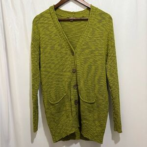 J. Jill‎ Cardigan Size Small Green Apple Sweater